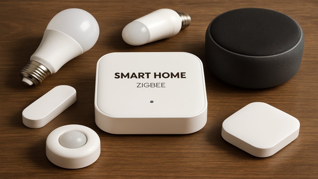 Smart Home Hub mit Zigbee-kompatiblen Geräten.