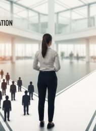 Eine Person wählt den direkten Weg zum Traumjob durch eine überzeugende Initiativbewerbung.