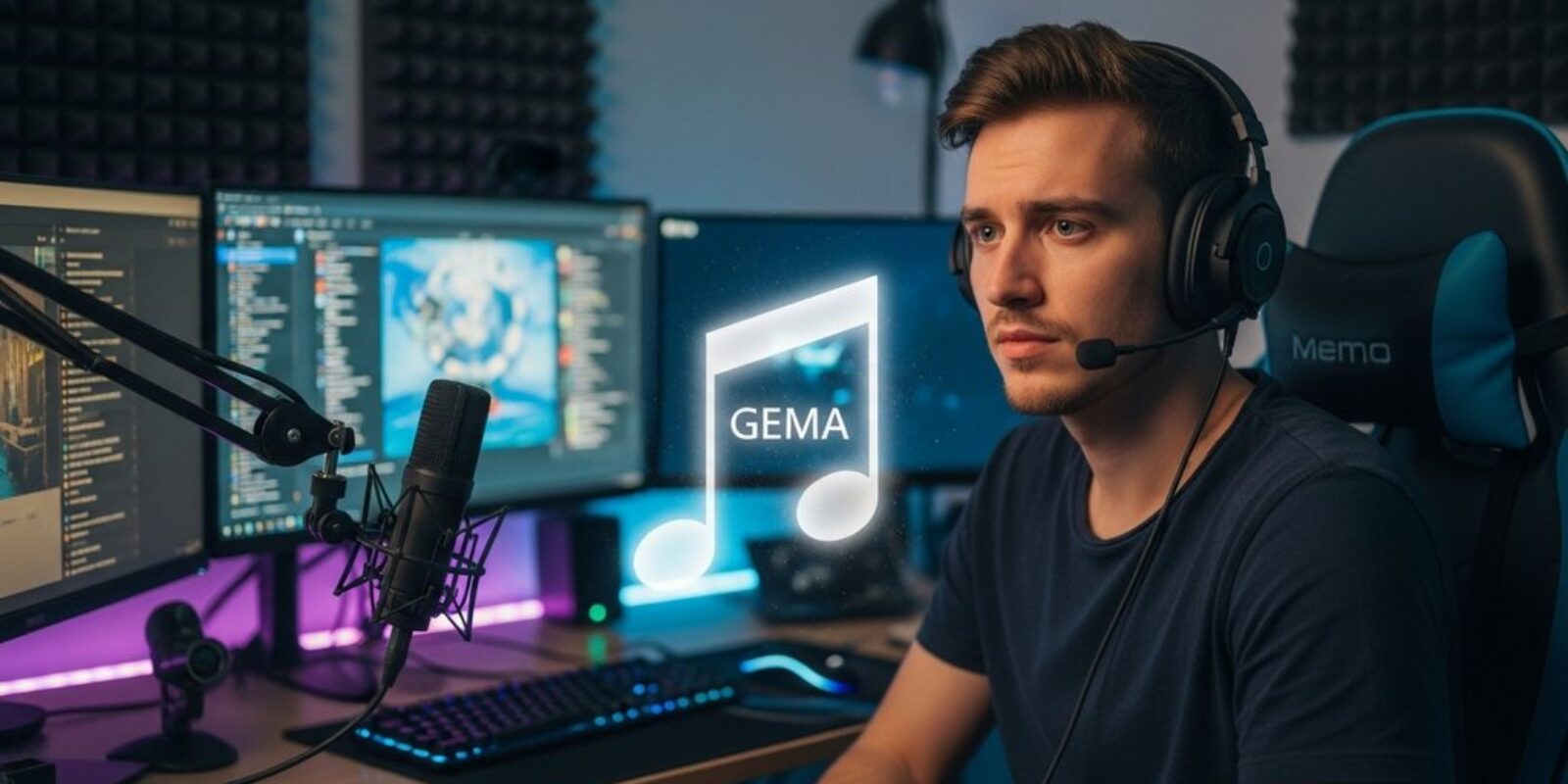 Streamer denkt über GEMA-Gebühren für Musik in seinem Livestream nach.