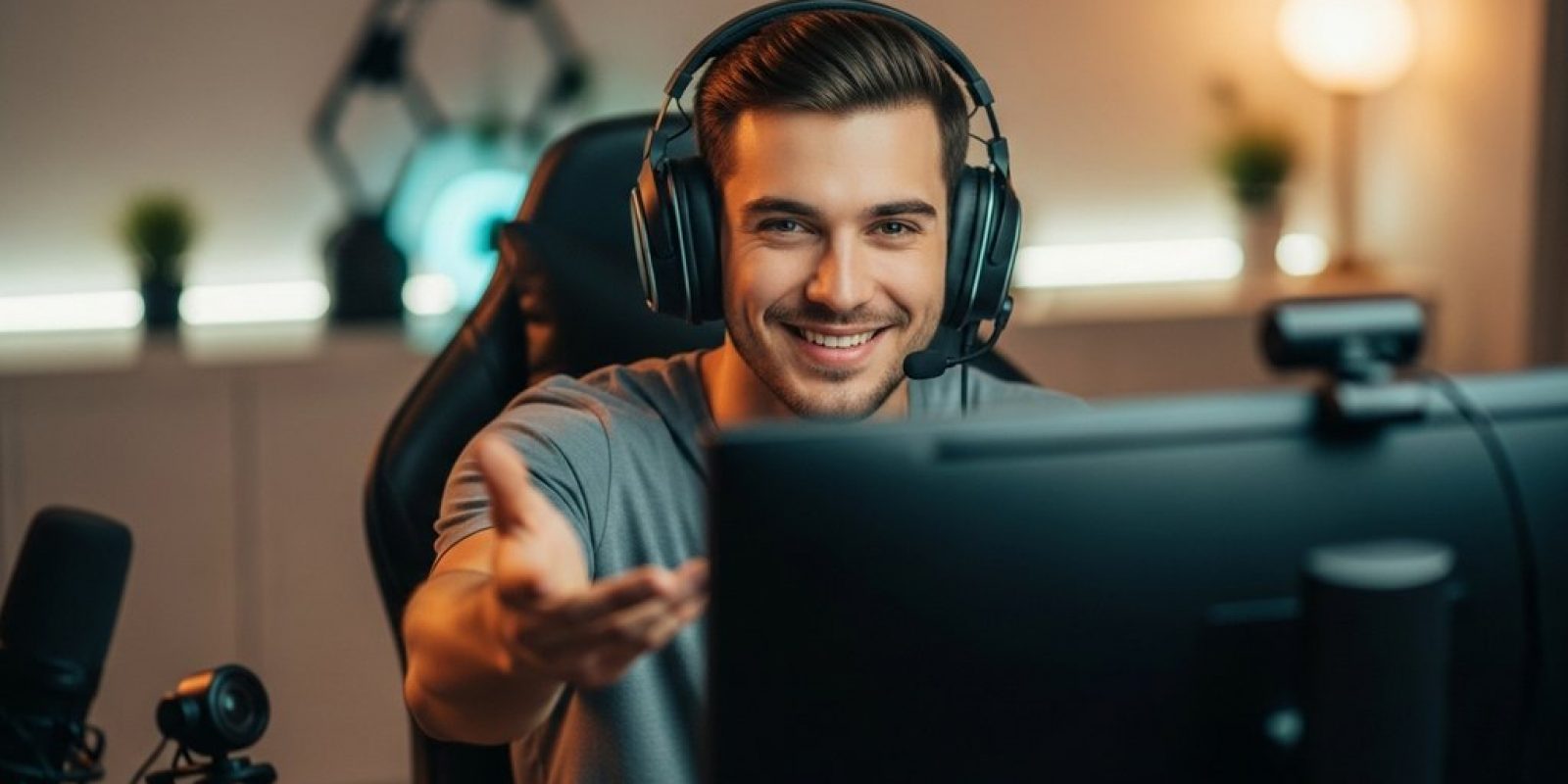 Twitch Anleitung für Anfänger: Ein junger Streamer erklärt den Einstieg.