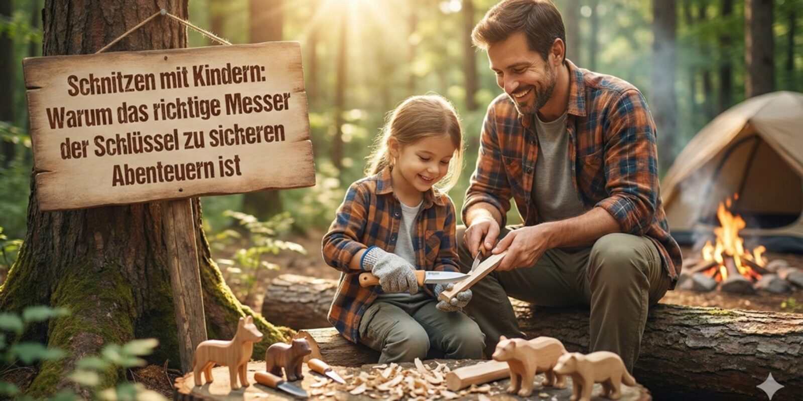 Ratgeberfokus - Schnitzen mit Kindern Warum das richtige Messer der Schlüssel zu sicheren Abenteuern ist