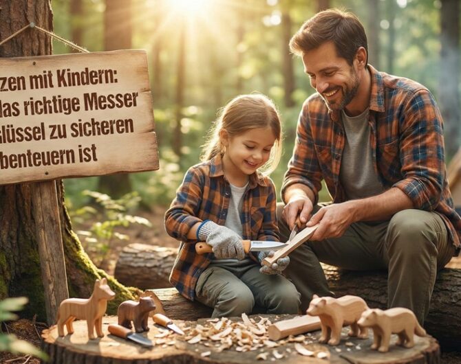 Ratgeberfokus - Schnitzen mit Kindern Warum das richtige Messer der Schlüssel zu sicheren Abenteuern ist
